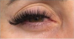 Full, fluffy volume eyelash extensions